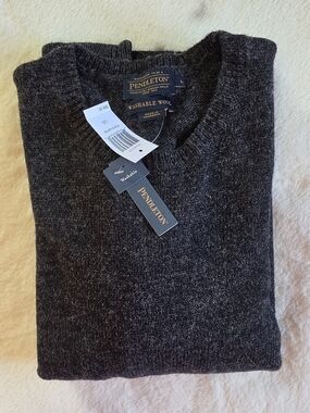 Pendleton Kids Dark Charcoal Crewneck Sweater